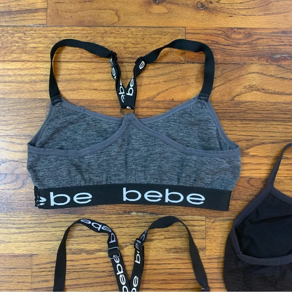 3 Girls Bras Sport Bras Athletic Activewear Top CG BEBE Brands 34 - 36 M - L